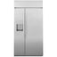 Profile 24.3 Cu. Ft. Smart Built-In Side by Side Refrigerator in Stainless Steel | Fridge.com