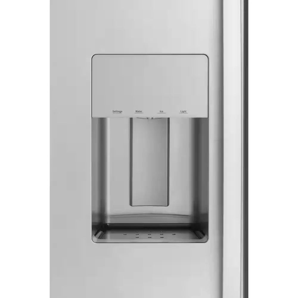 Profile 24.3 Cu. Ft. Smart Built-In Side by Side Refrigerator in Stainless Steel | Fridge.com