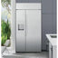 Profile 24.3 Cu. Ft. Smart Built-In Side by Side Refrigerator in Stainless Steel | Fridge.com