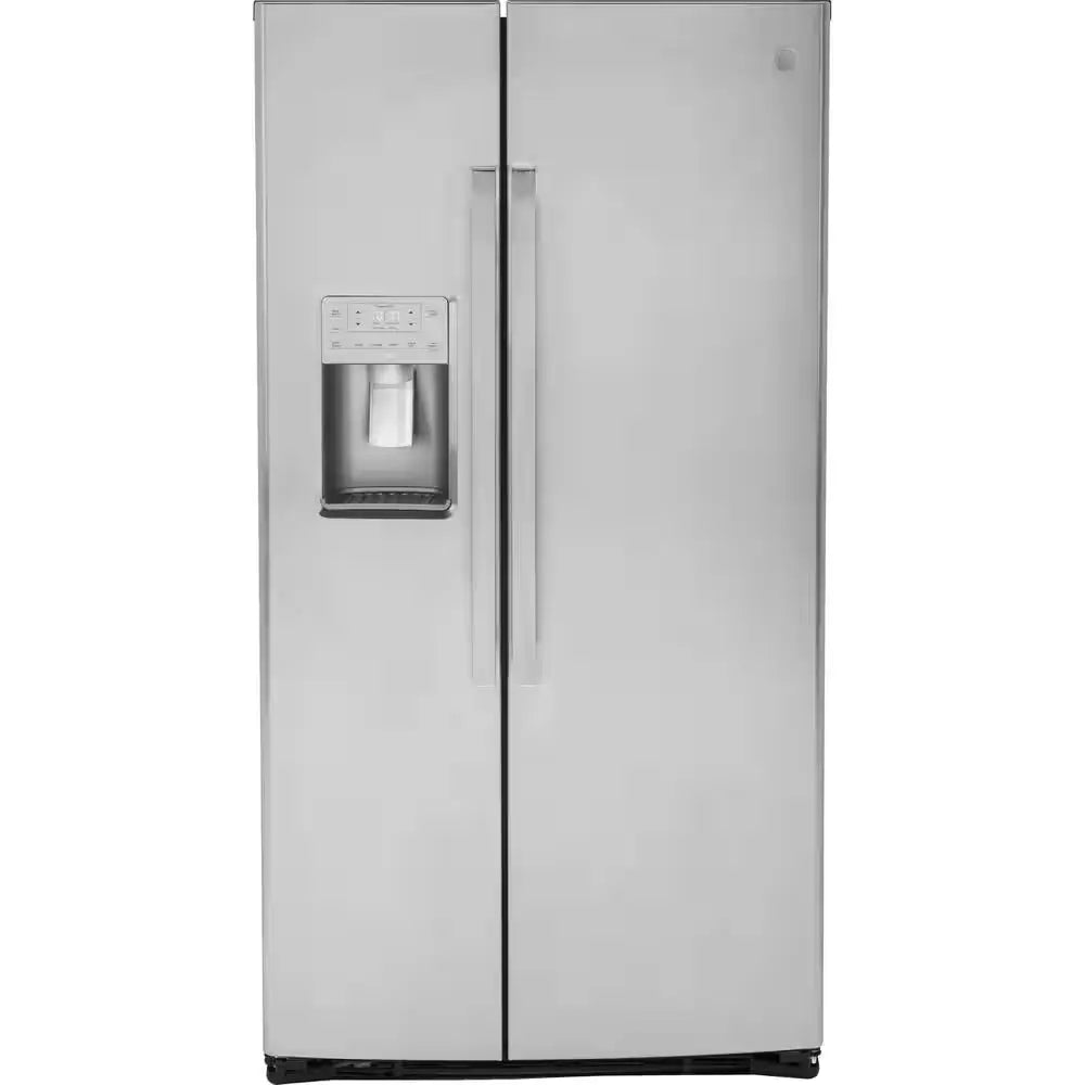 Profile 24.3 Cu. Ft. Smart Built-In Side by Side Refrigerator in Stainless Steel | Fridge.com