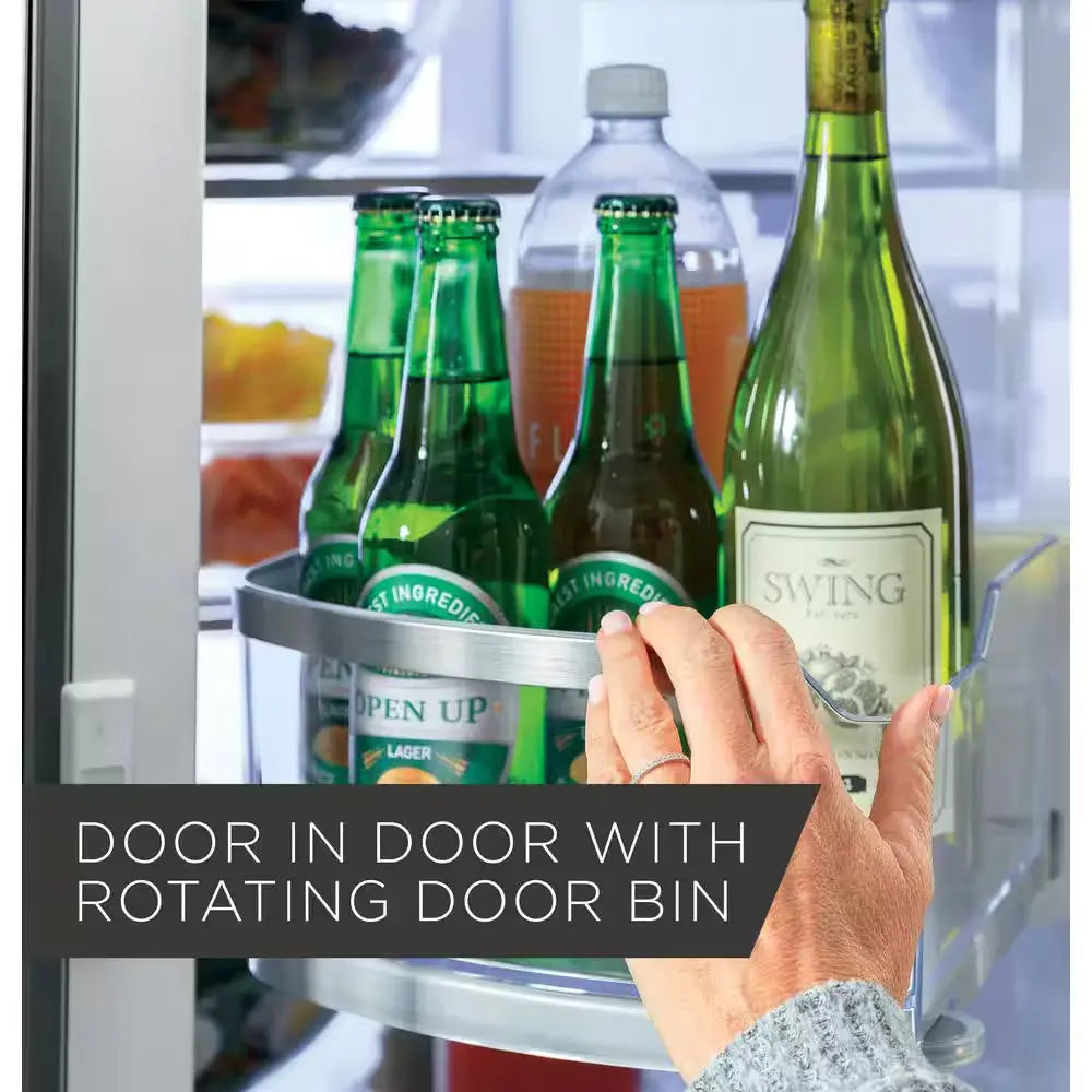 Profile 27.9 Cu. Ft. Smart 4-Door French Door Refrigerator with Door-In-Door in Fingerprint Resistant Stainless Steel | Fridge.com