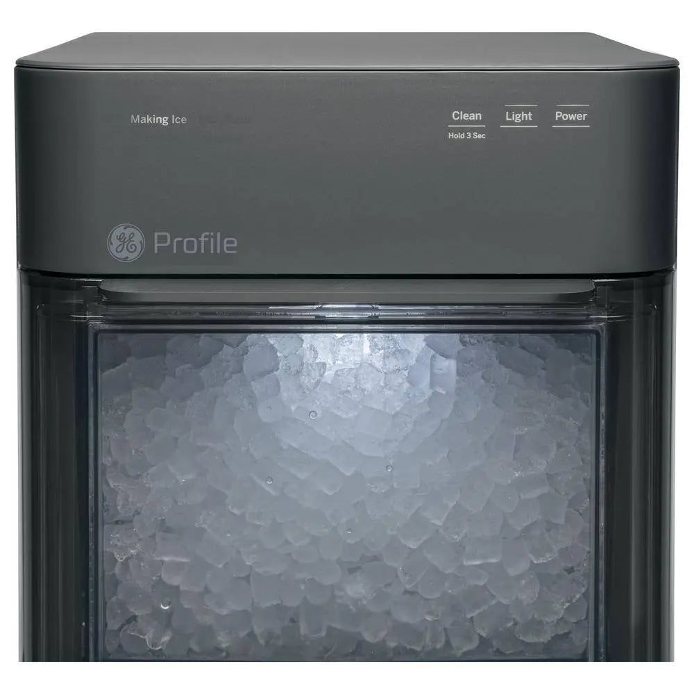 Profile Opal 24 Lbs. Portable Nugget Ice Maker in Black Stainless Wifi Connected | Fridge.com