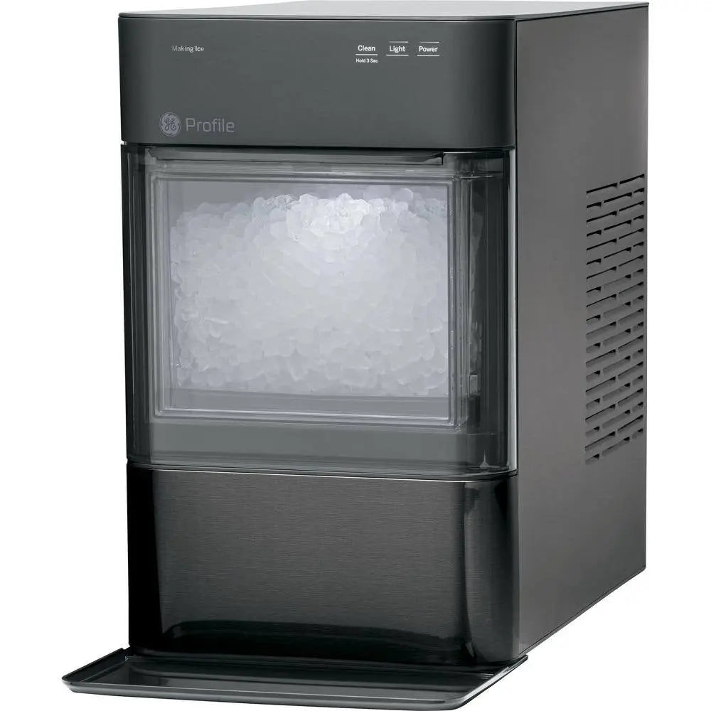 Profile Opal 24 Lbs. Portable Nugget Ice Maker in Black Stainless Wifi Connected | Fridge.com