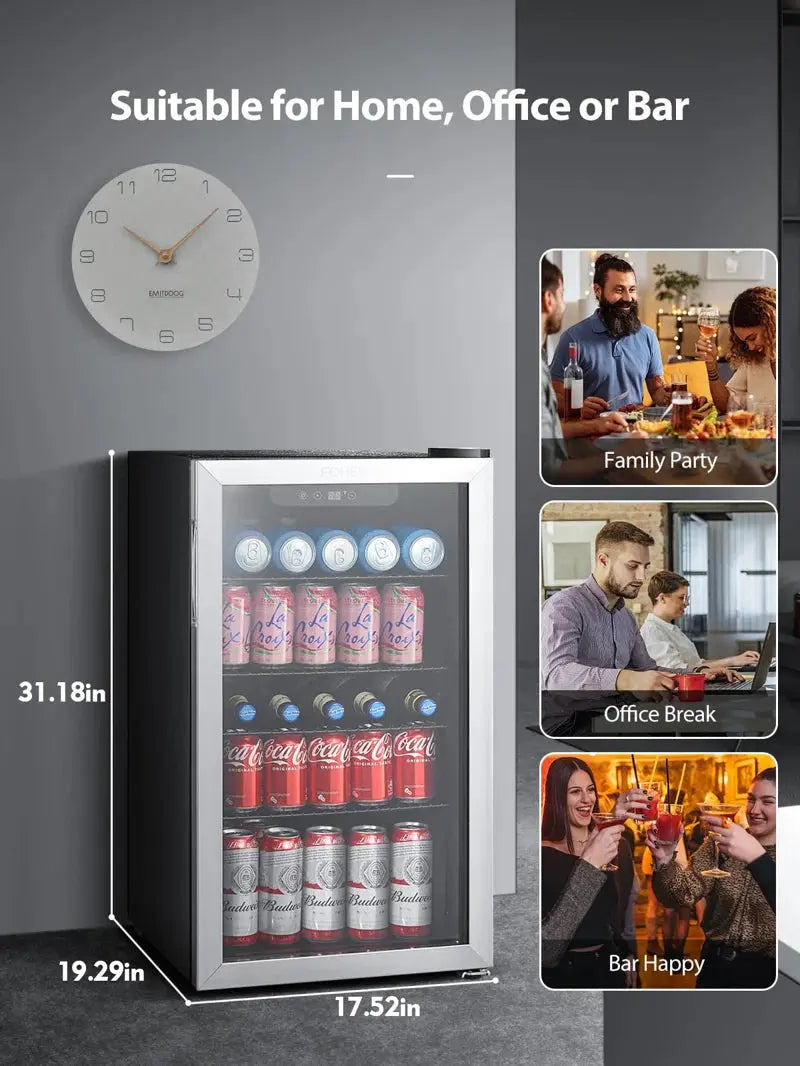 R.W.FLAME 120 Cans (12 Oz.) 3.2 Cubic Feet Beverage Refrigerator | Fridge.com