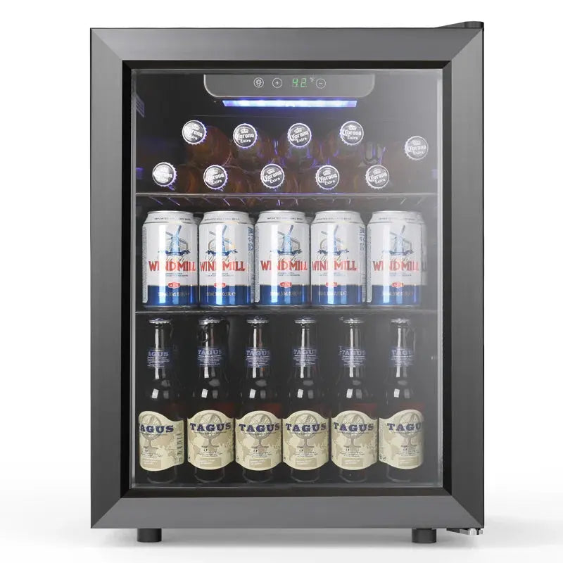 R.W.FLAME 24 Cans (12 Oz.) 1.7 Cubic Feet Freestanding Beverage Refrigerator with Wine Storage | Fridge.com