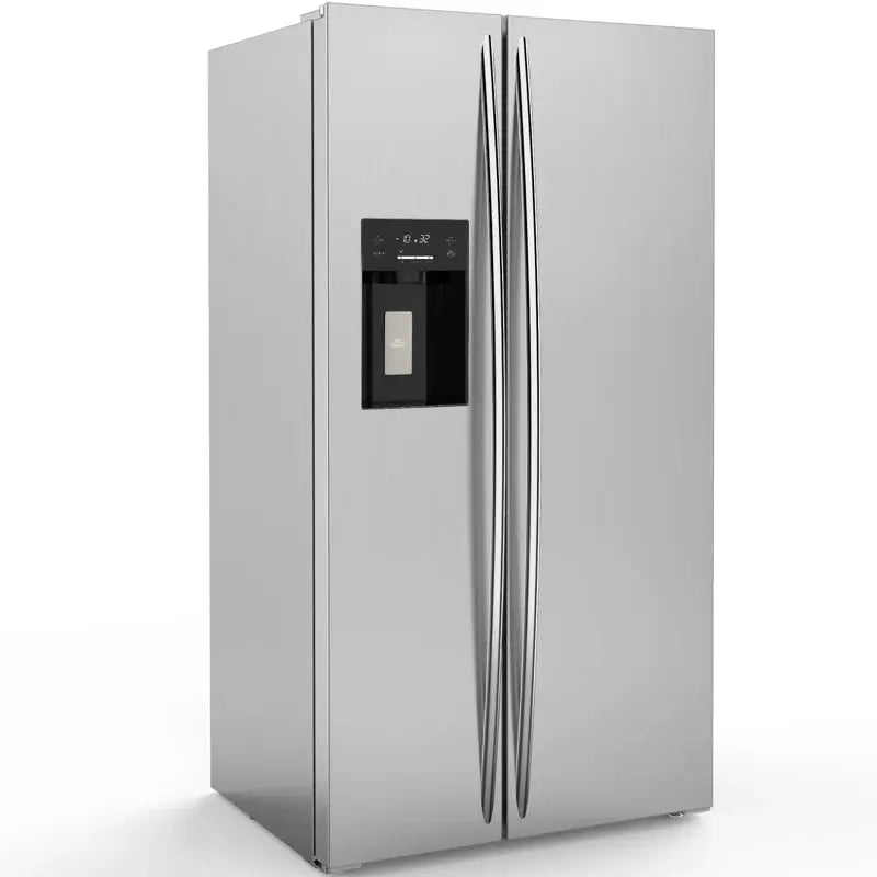 R.W.FLAME 36" Side by Side 20.01 Cu. Ft. Refrigerator with Freezer & Ice Maker Included | Fridge.com