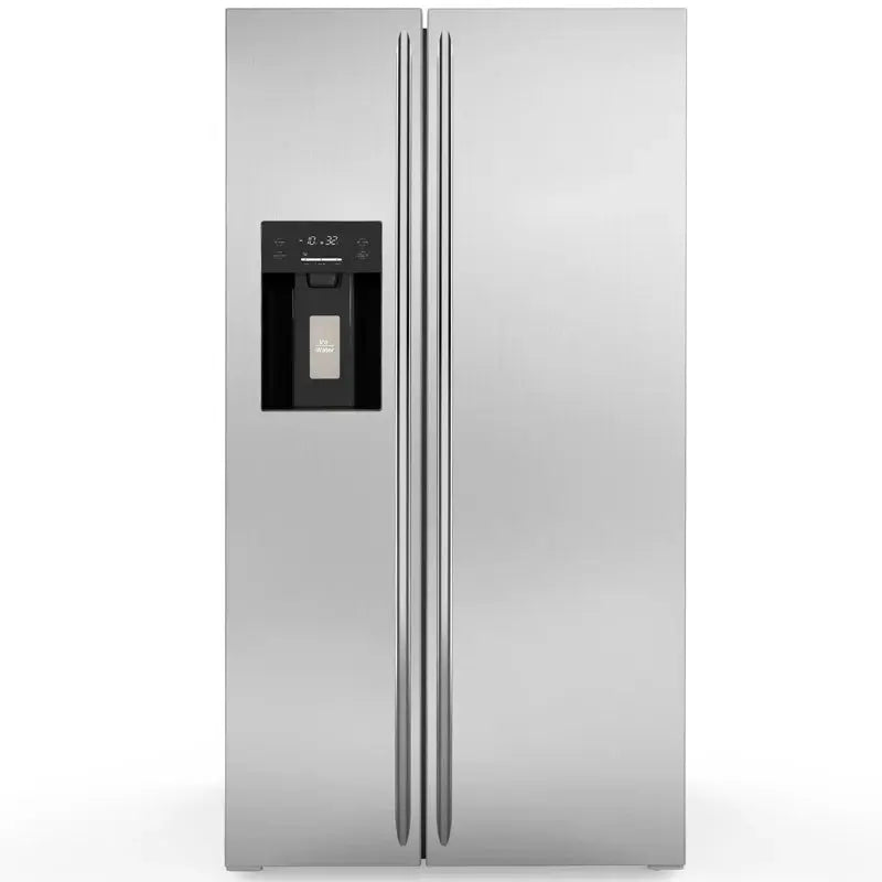 R.W.FLAME 36" Side by Side 20.01 Cu. Ft. Refrigerator with Freezer & Ice Maker Included | Fridge.com