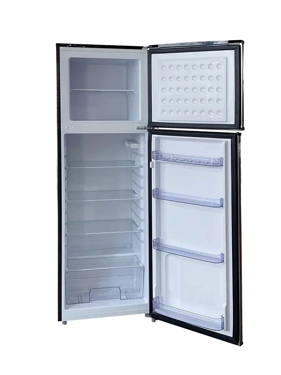 RCA - 10 Cu. Ft Top-Freezer Apartment-Size Refrigerator - Stainless | Fridge.com