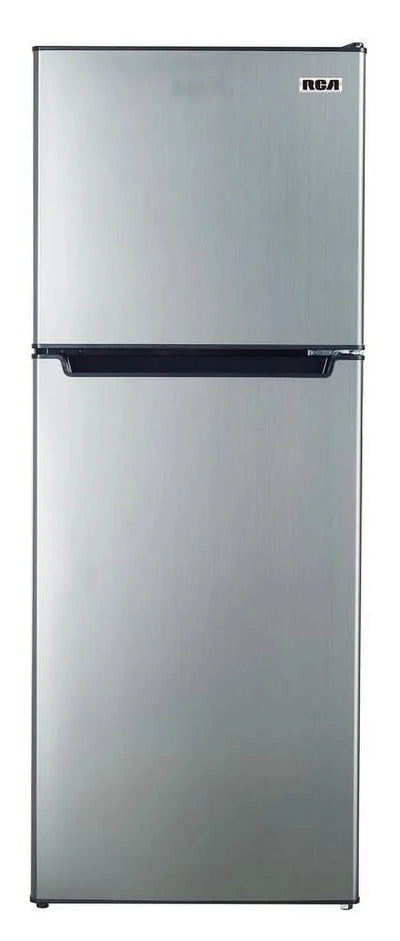 RCA 7.2 Cu. Ft. Top Freezer Refrigerator in Platinum | Fridge.com