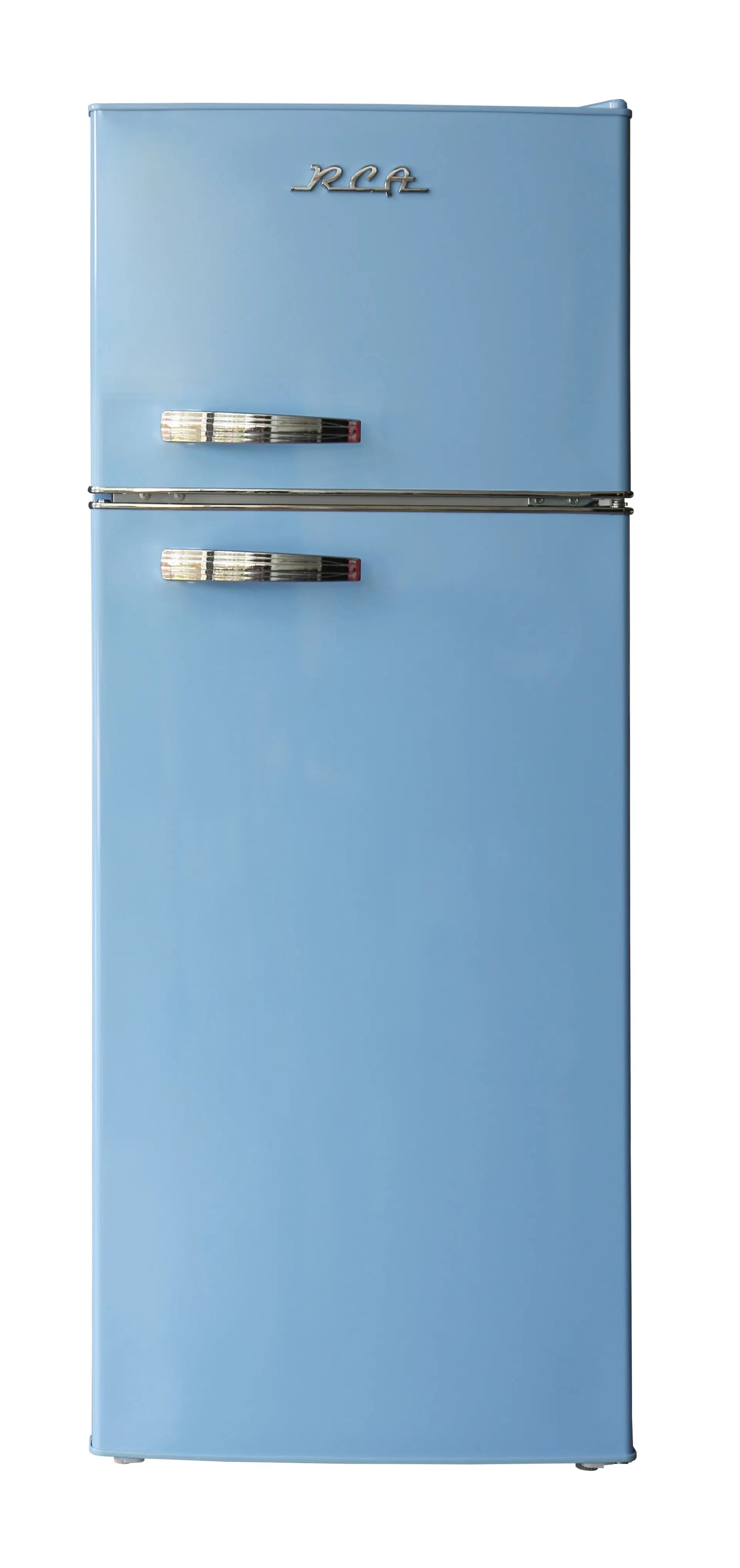 RCA 7.5 Cu. Ft. Retro Top Freezer Refrigerator RFR786, Blue | Fridge.com