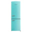 RR2 12 Cu. Ft. Retro Refrigerator Full Size Fridge Bottom Freezer Chrome Handle Frost Free LED Multiflow 360° Turquoise | Fridge.com