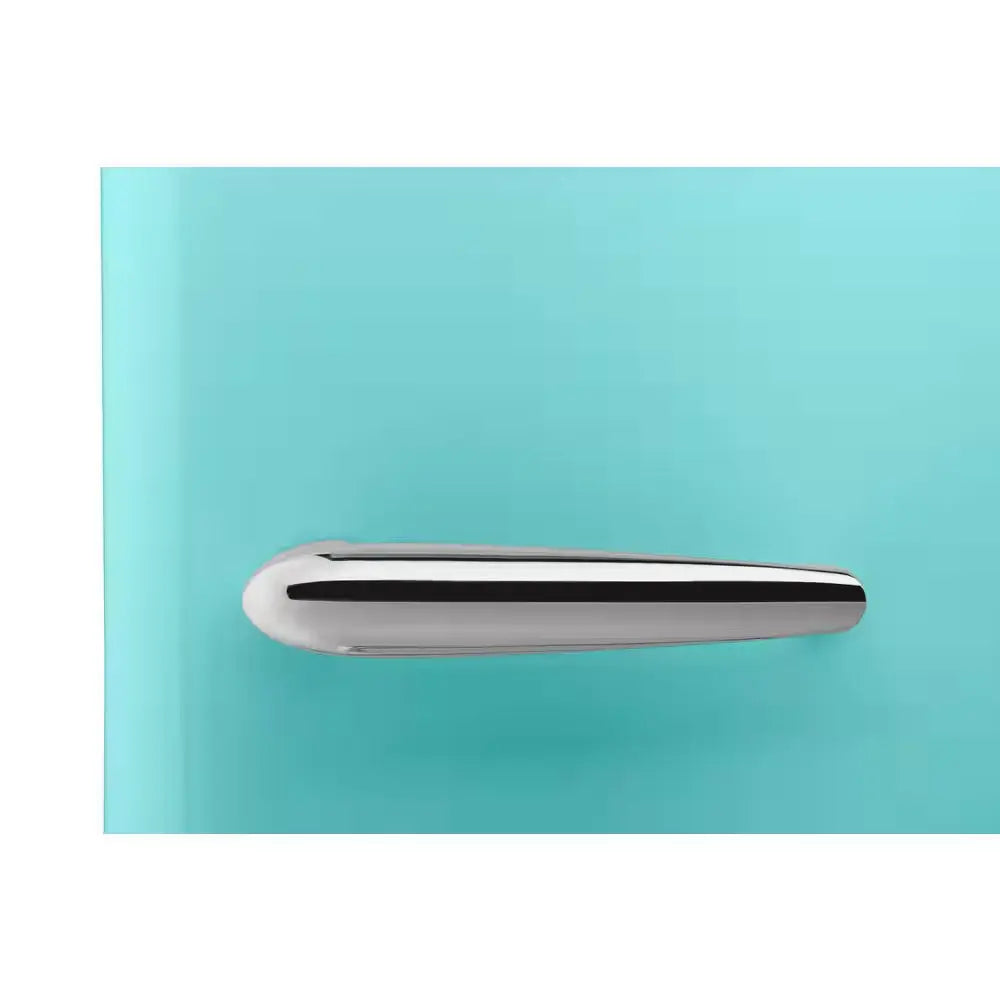 RR2 12 Cu. Ft. Retro Refrigerator Full Size Fridge Bottom Freezer Chrome Handle Frost Free LED Multiflow 360° Turquoise | Fridge.com