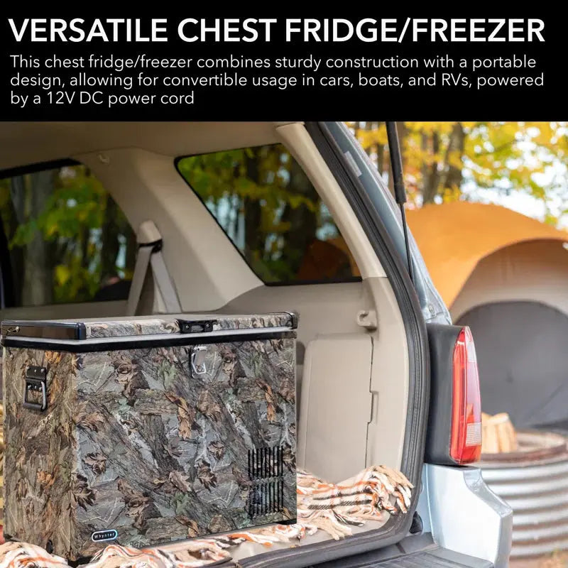 Outdoor Living Whynter 45 Quart Portable Freezer/Refrigerator with 12V DC Option Camouflage Edition | Fridge.com