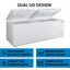 Kenmore 21 Cu. Ft. (595L) Convertible Chest Freezer/Refrigerator, White | Fridge.com