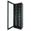 Reserva 67-Bottle 71 In. Tall Single Zone Left Hinge Digital Wine Cellar Cooling Unit in Black Shallow Depth | Fridge.com