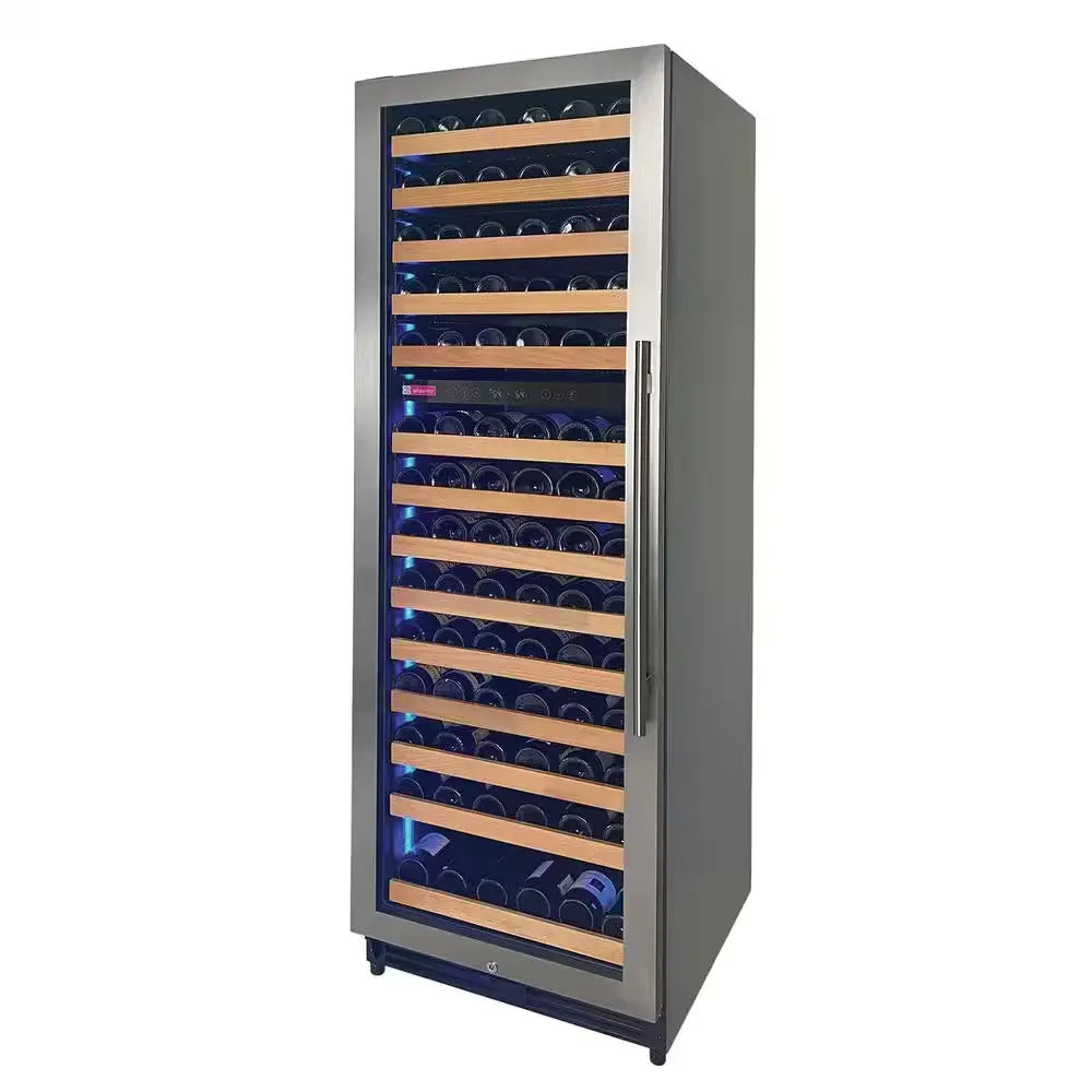 Reserva Series Digital Wine Cellar Cooling Unit 154 Bottle 71 in Tall Dual Zone Left Hinge Stainless Steel | Fridge.com