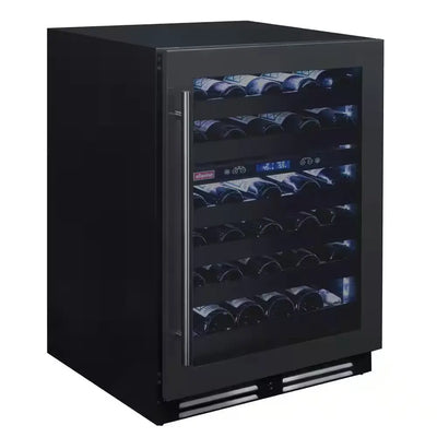 Reserva Series Digital Wine Cellar Cooling Unit 34 In. Tall Black Stainless Steel Dual Zone Right Hinge | Fridge.com