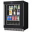 Reserve 24 In. 5.0 Cu. Ft. Freezerless Built-In Refrigerator in Black | Fridge.com