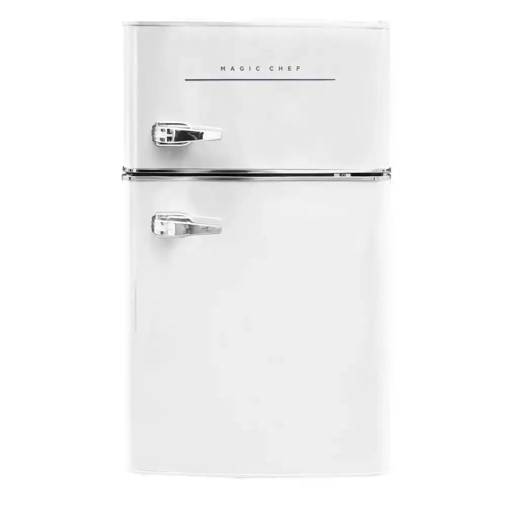 Retro 3.2 Cu. Ft. 2 Door Mini Fridge in White | Fridge.com