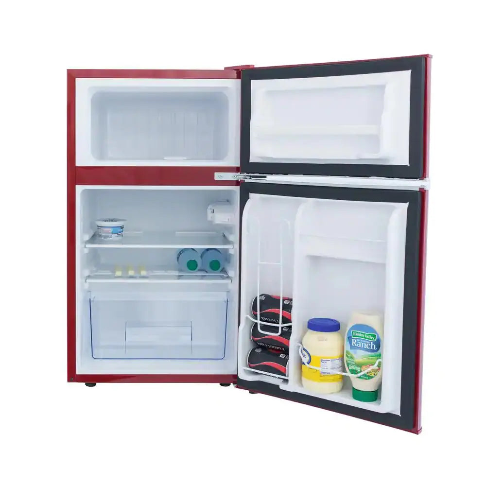 Retro 3.2 Cu. Ft. 2 Door Mini Fridge in White | Fridge.com