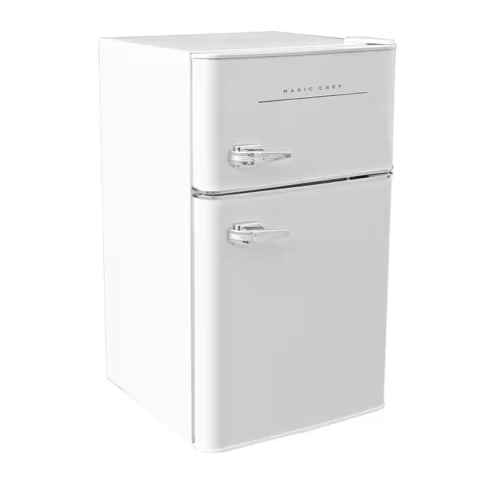 Retro 3.2 Cu. Ft. 2 Door Mini Fridge in White | Fridge.com