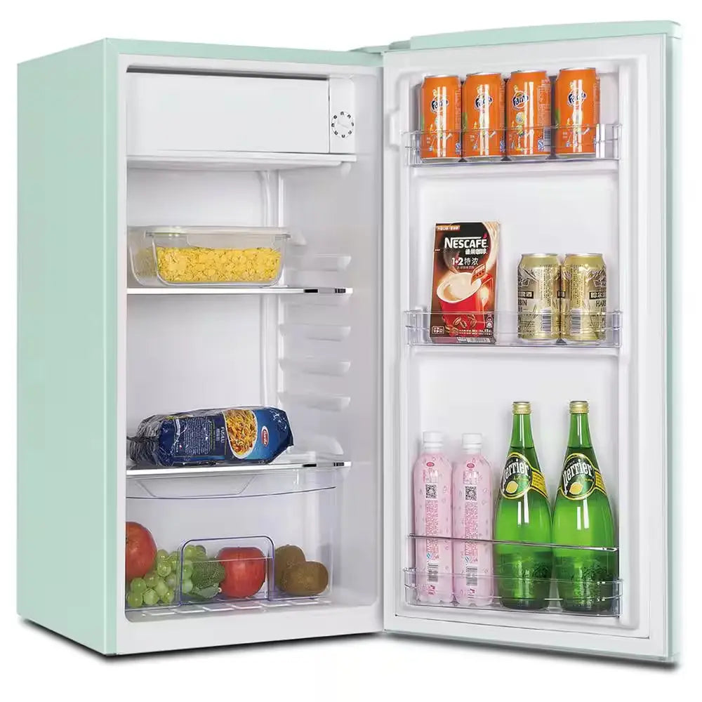 Retro Series 3.1 Cu. Ft. Compact Mini Fridge with Freezer in Seafoam Green | Fridge.com