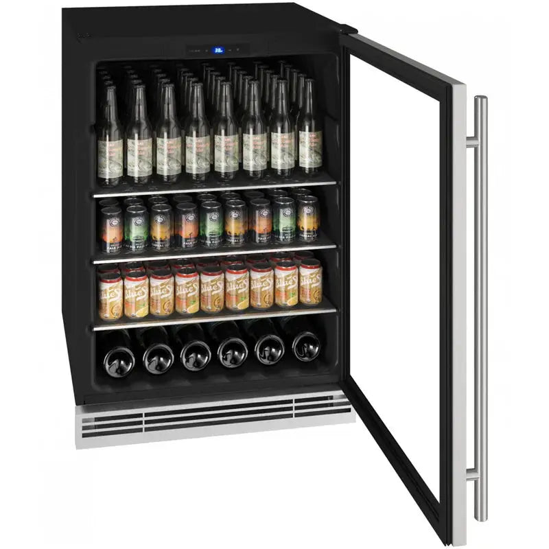 Reversible 194 Can 24" Undercounter Beverage Refrigerator | Fridge.com