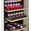 Rhomeway 23.4'' 171 Bottle Built-In Dual Zone Wine Refrigerator | Fridge.com