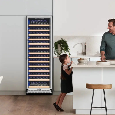 Rovrak 23.4'' 154 Bottle Single Zone Wine Refrigerator | Fridge.com