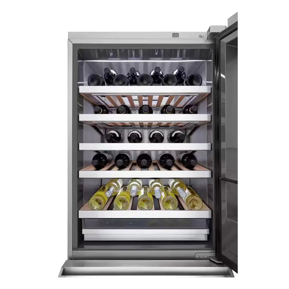 SIGNATURE 65-Bottle Freestanding SMART Wine Cellar Smart Beverage Cooler with Instaview & Auto-Open Door, Counter Depth | Fridge.com