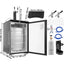 SKYSHALO Draft Beer Dispenser Beer Kegerator Full Size Keg Refrigerator Dual Tap | Fridge.com