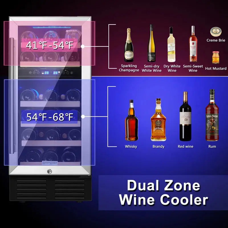 SOTOLA 14.9'' Freestanding Wine Refrigerator | Fridge.com