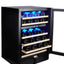 SOTOLA 23.4'' 46 Bottle Dual Zone Wine Refrigerator | Fridge.com