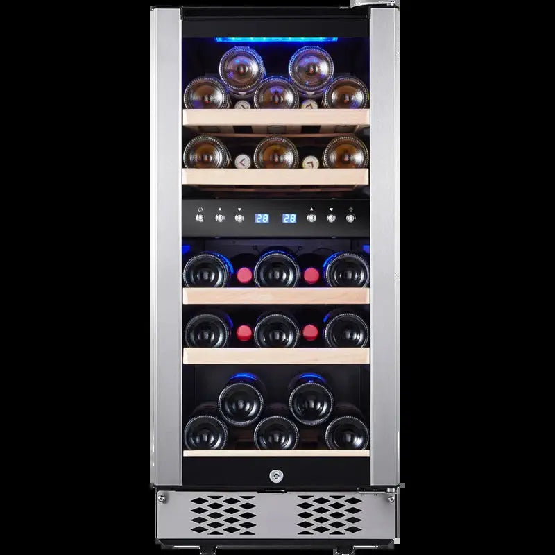 SOTOLA 30 Bottle Dual Zone Wine Refrigerator | Fridge.com