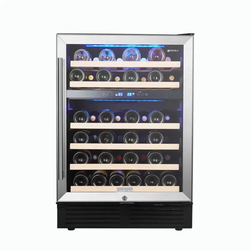 SOTOLA 46 Bottle and Can Dual Zone Freestanding Wine & Beverage Refrigerator | Fridge.com