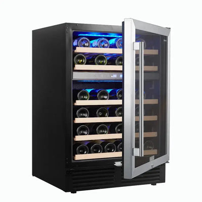 SOTOLA 46 Bottle and Can Dual Zone Freestanding Wine & Beverage Refrigerator | Fridge.com