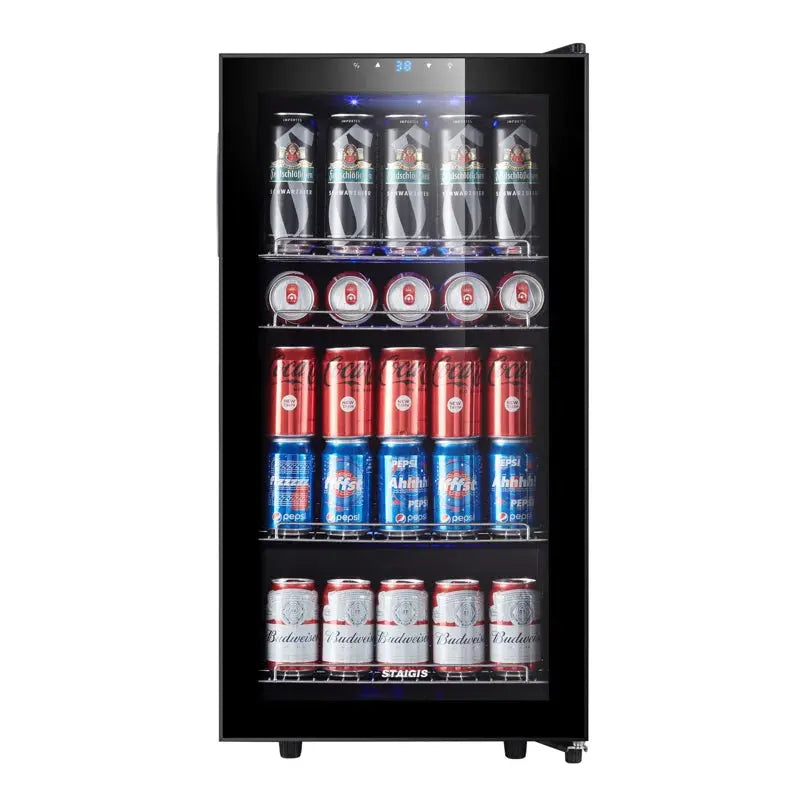 STAIGIS 126 Cans (12 Oz.) 3.2 Cubic Feet Freestanding Beverage Refrigerator with Wine Storage | Fridge.com