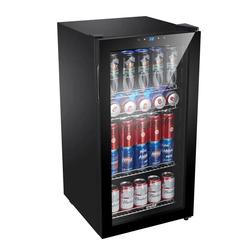 STAIGIS 126 Cans (12 Oz.) 3.2 Cubic Feet Freestanding Beverage Refrigerator with Wine Storage | Fridge.com