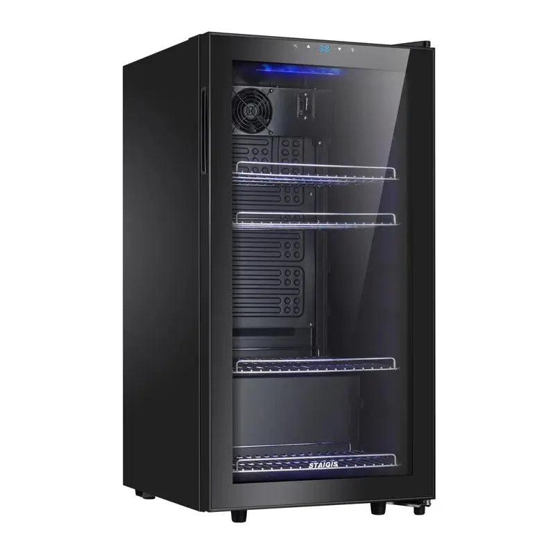 STAIGIS 126 Cans (12 Oz.) 3.2 Cubic Feet Freestanding Beverage Refrigerator with Wine Storage | Fridge.com