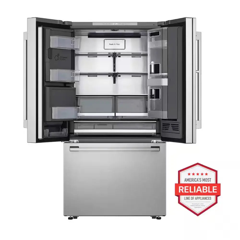 STUDIO 24 Cu. Ft. SMART Counter Depth French Door Refrigerator in Stainless Steel with Instaview Door-In-Door, Craft Ice | Fridge.com