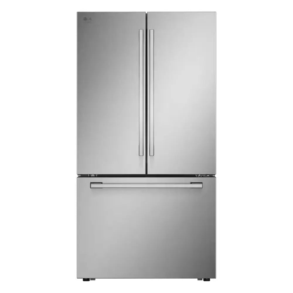 STUDIO 27 Cu. Ft. SMART Counter Depth 3-Door French Door Refrigerator in Printproof Stainless Steel with Water and Ice | Fridge.com