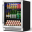 24 In. Single Zone 180-Cans Beverage Cooler in Stainless Steel Beer Drink Refrigerator Built-In Fridge W/ Safety Lock | Fridge.com