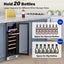 12 In. Single Zone Cellar Cooling Unit in Stainless Steel 20-Bottles Wine Cooler Refrigerator Built- in W/Safety Lock | Fridge.com