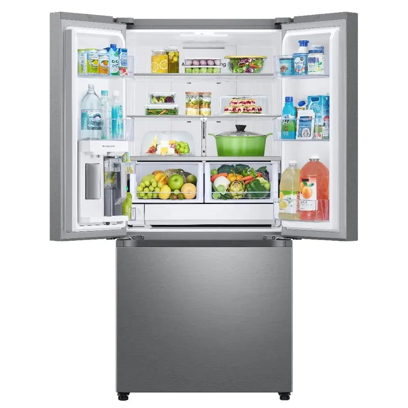 Samsung 25 Cu. Ft. 33" 3-Door French Door Refrigerator with Beverage Center | Fridge.com