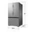 Samsung 32 Cu. Ft. Mega Capacity 3-Door French Door Refrigerator with Dual Auto Ice Maker | Fridge.com