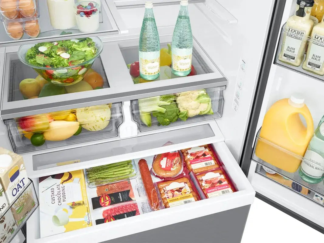 Samsung 32 Cu. Ft. Mega Capacity 3-Door French Door Refrigerator with Dual Auto Ice Maker | Fridge.com