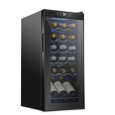 Schmécké 13.6'' 18 Bottle Single Zone Freestanding Wine Refrigerator | Fridge.com