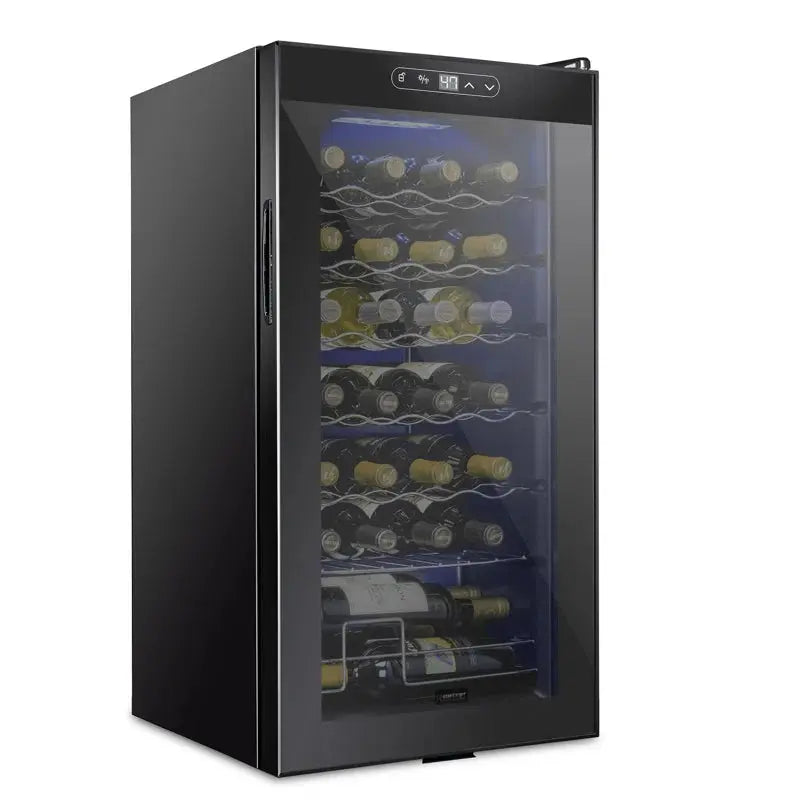 Schmécké 13.6'' 18 Bottle Single Zone Freestanding Wine Refrigerator | Fridge.com