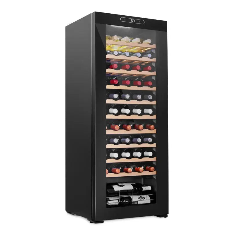 Schmécké 20.1'' 55 Bottle Single Zone Freestanding Wine Refrigerator | Fridge.com