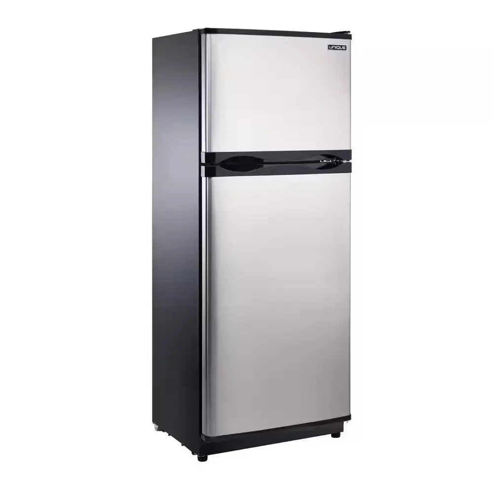 Off-Grid 24 In. 10.3 Cu. Ft. 290L Solar DC Top Freezer Refrigerator with Danfoss/Secop Compressor in Stainless Steel | Fridge.com